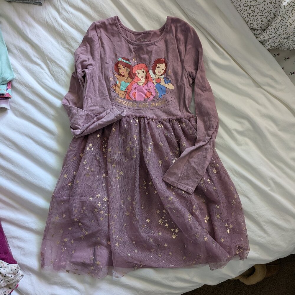 Jumping Bean dusty lilac tulle skirt princess dress